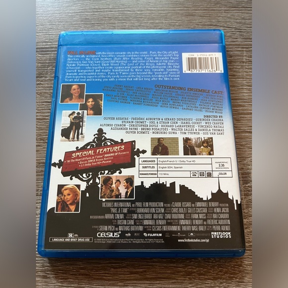 📀 3/$15 or 4/$20 📀 Paris, Je T’Aime Bluray - Picture 2 of 3